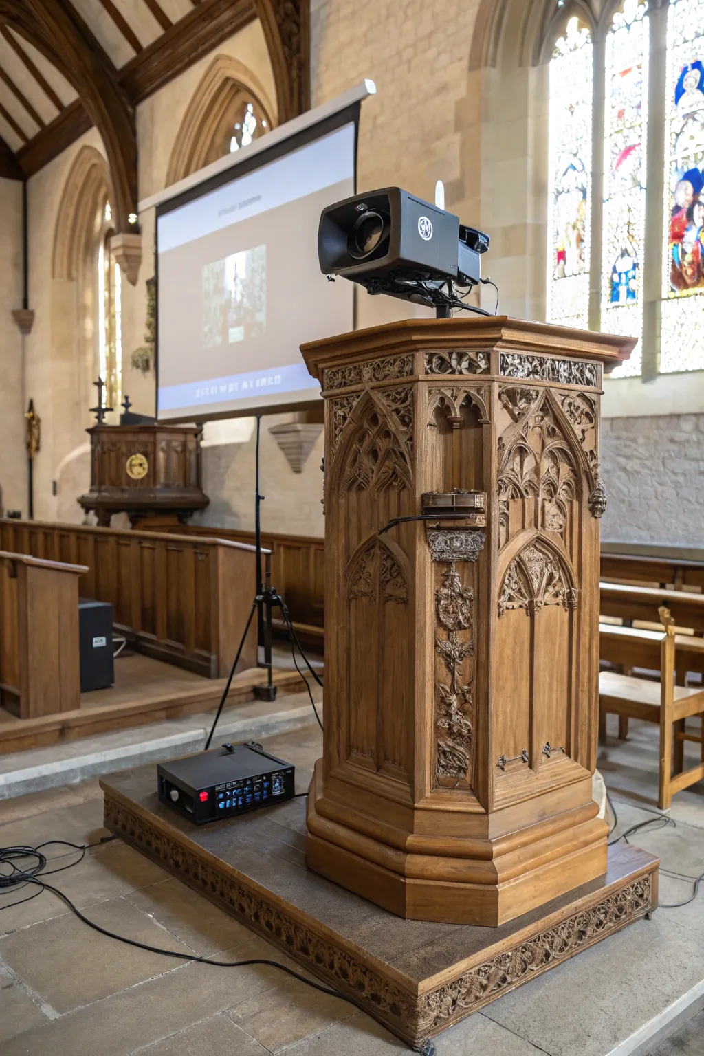 Blending Tradition with Innovation: Elevate worship with modern audio-visual solutions.