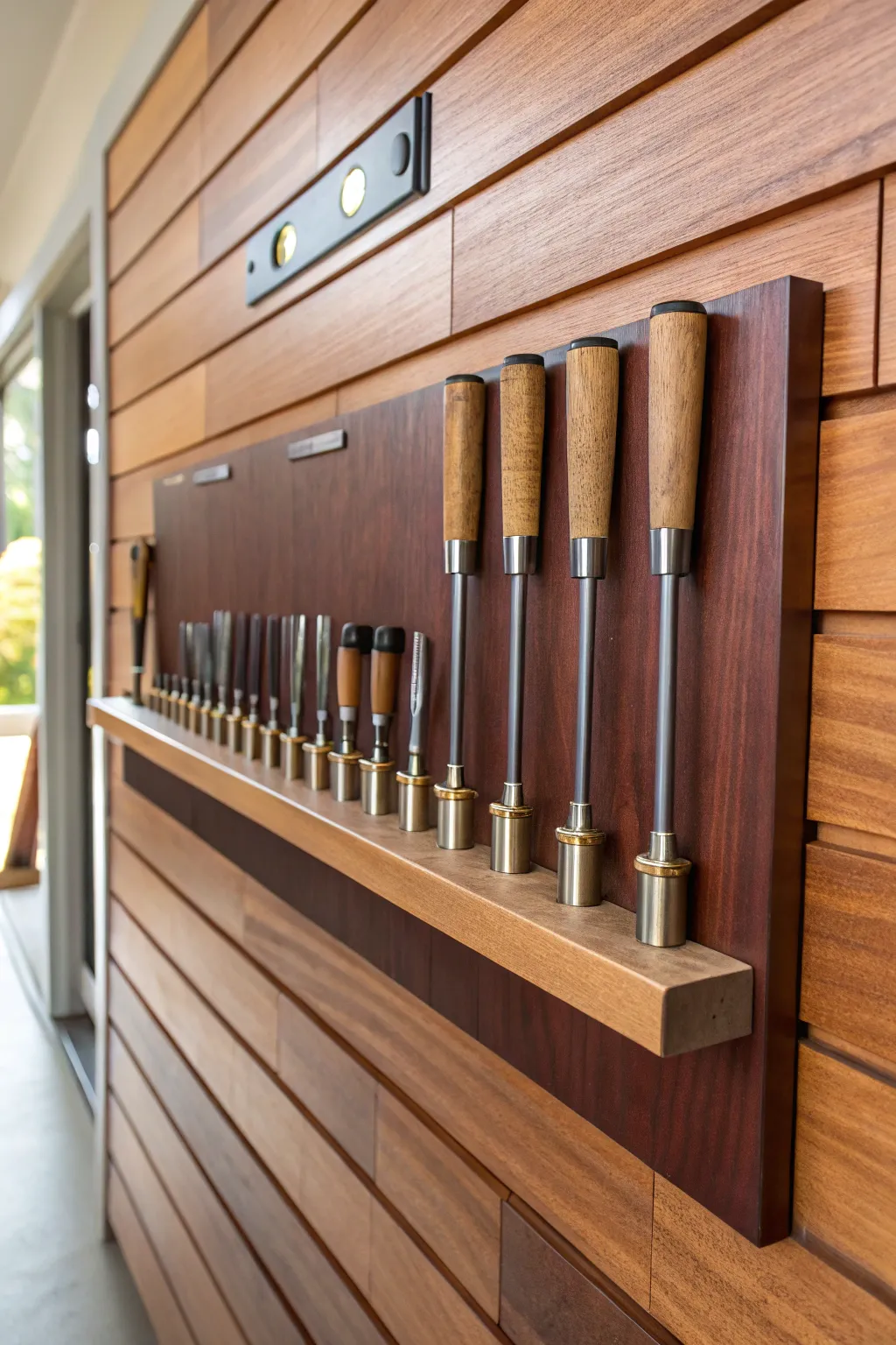 Elevate your workshop with the elegance of magnetic strip magic. Keep your tools organized and within reach.