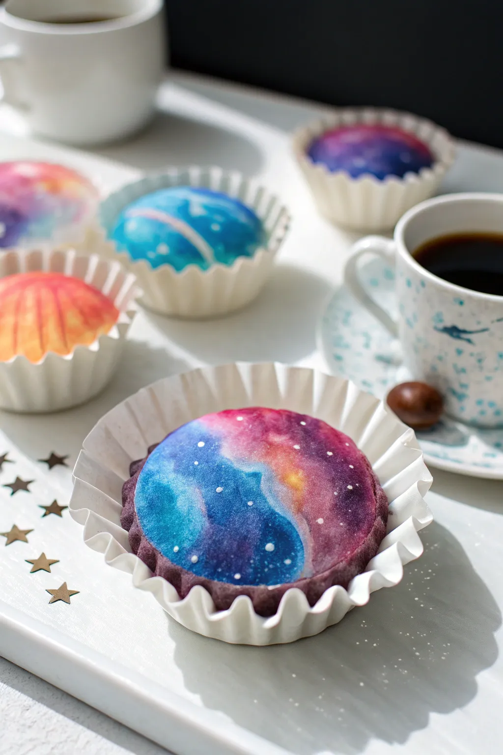 Explore the galaxy in your own home with this charming coffee filter solar system craft—a perfect blend of art and science!