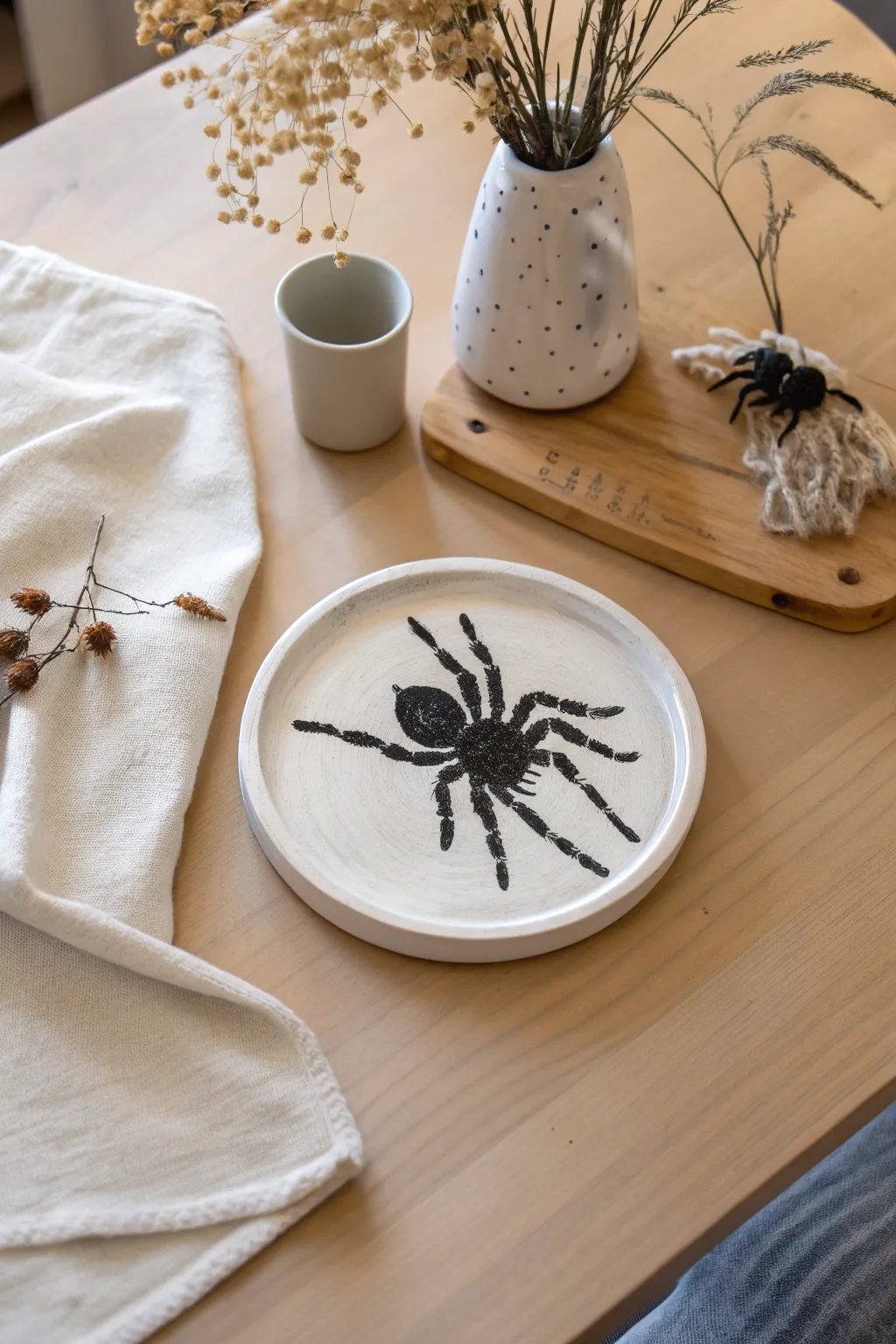 Craft a memory with charming handprint spiders—perfect for adding a personal touch to your Halloween decor!