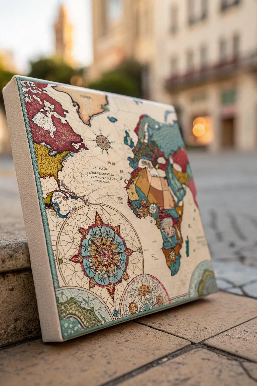 Map art offers a unique way to celebrate your travels.