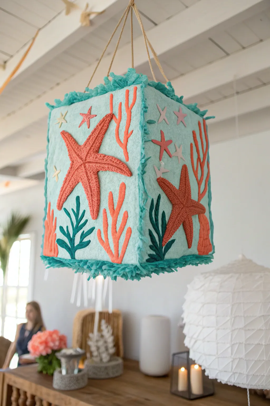 Dive into delight with this Under the Sea piñata, where craftsmanship meets oceanic charm!