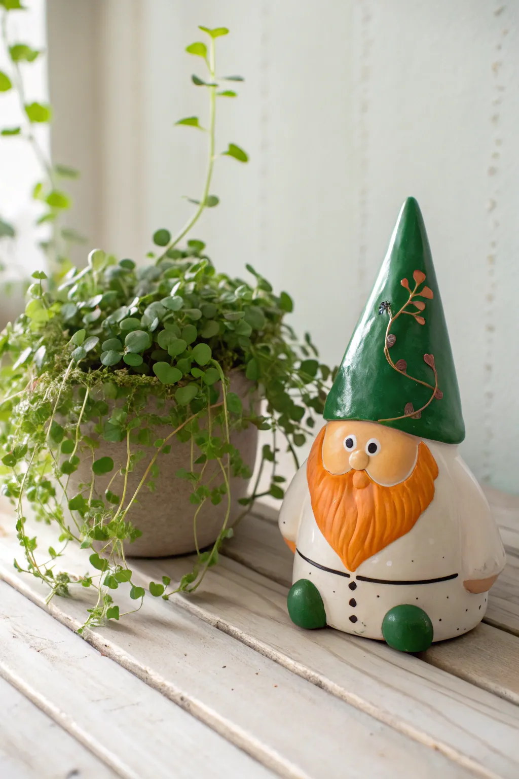 Add a touch of whimsy to your decor with these charming leprechaun gnome planters!