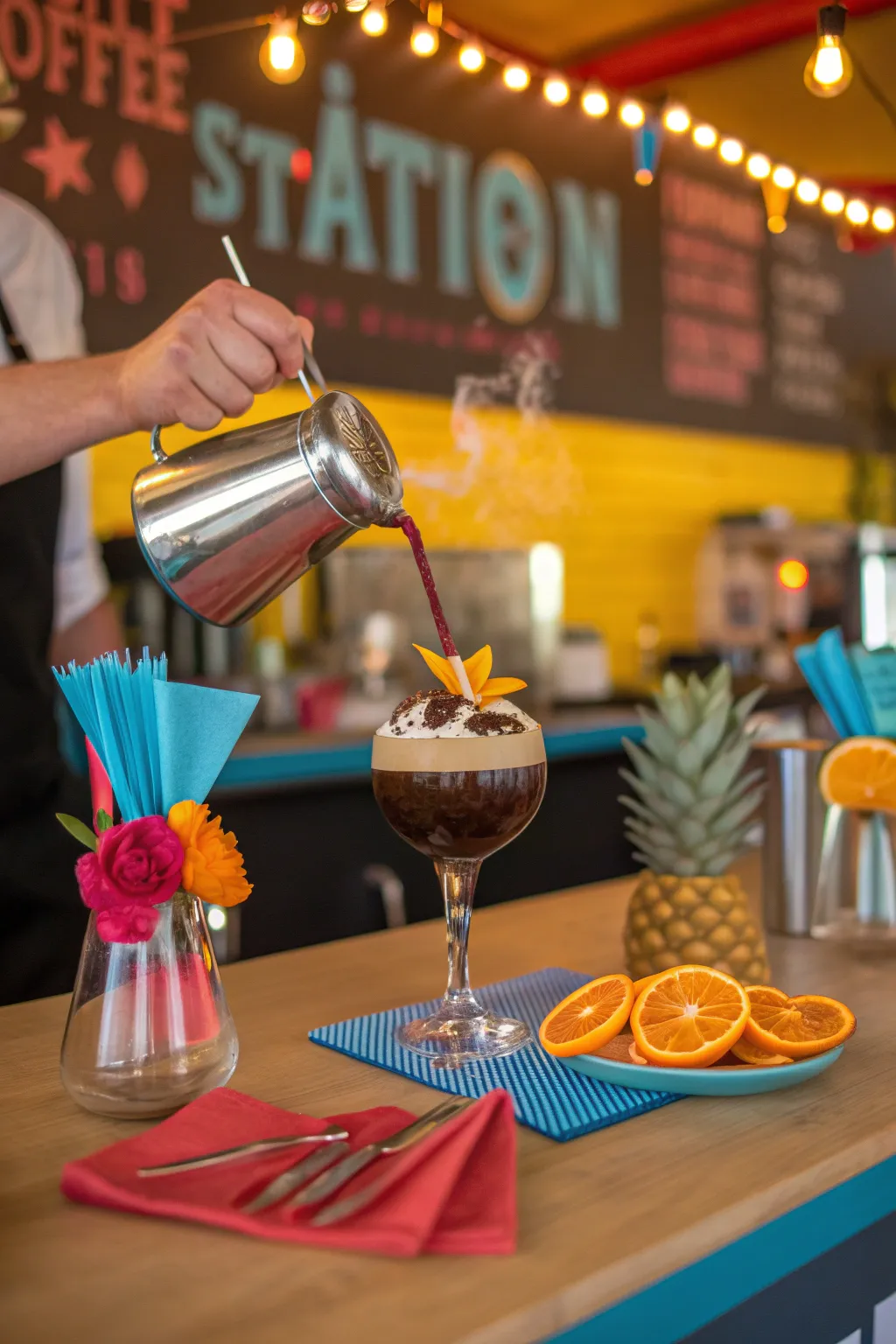 Impress your guests with a signature coffee drink that adds a personal touch to your event.