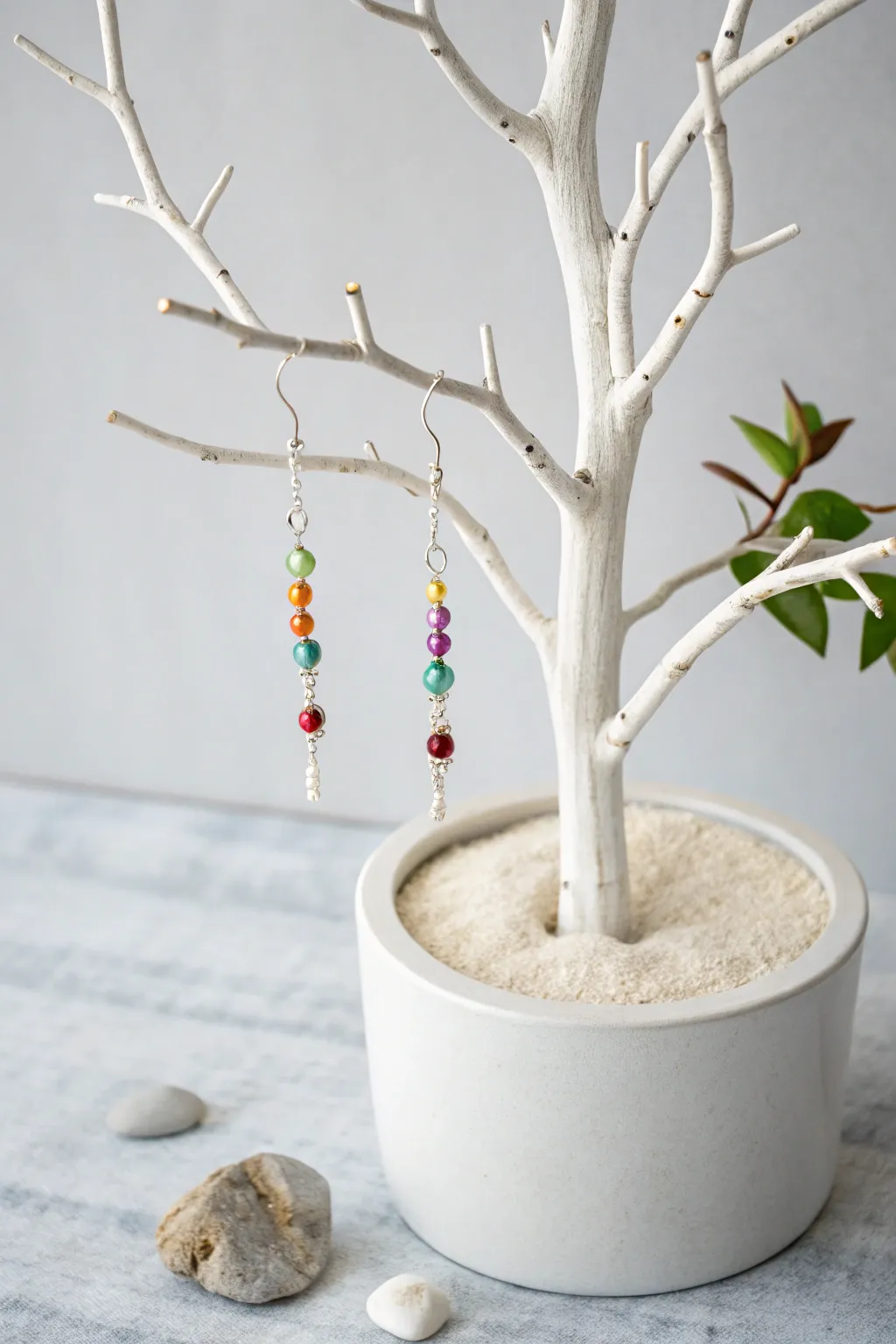 Embrace nature's elegance with this DIY branch jewelry holder - a perfect blend of simplicity and style for your earring collection.