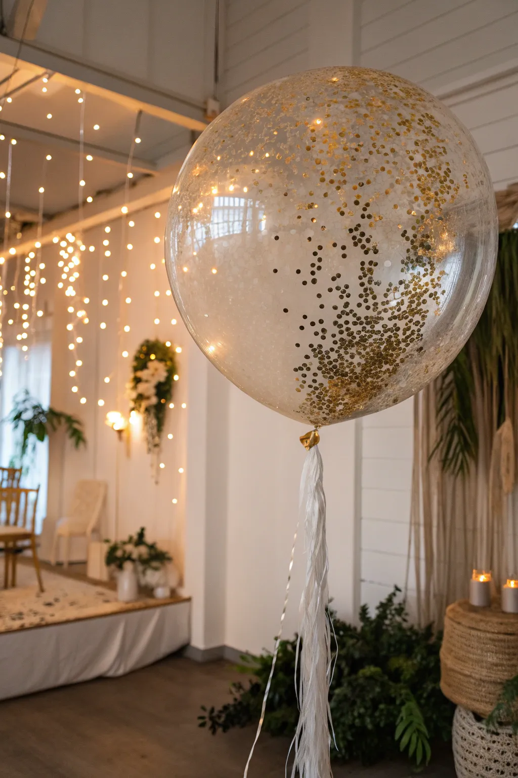 Elevate your evening with a touch of glitter glam. ✨ Perfect for creating a magical ambiance.
