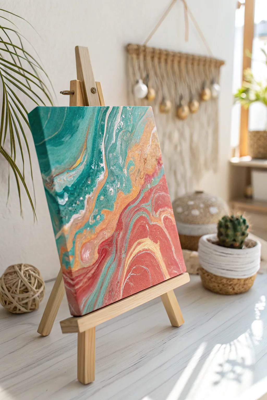 Dive into the mesmerizing world of paint pouring—where each swirl and hue tells its own story.