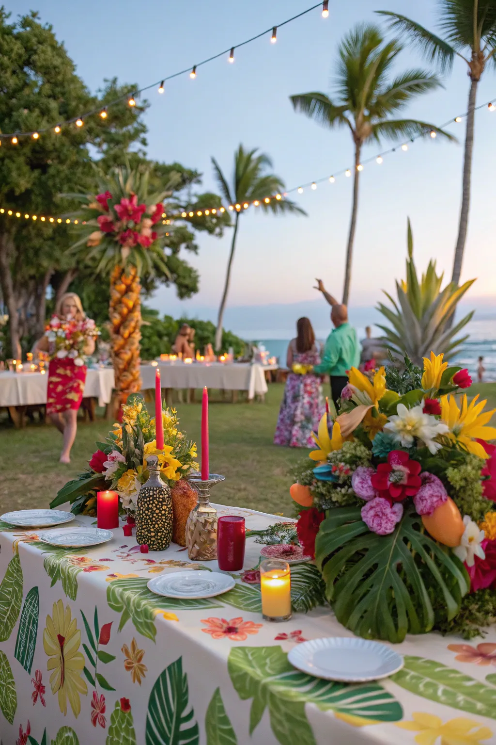 Feel the island breeze with a Tropical Luau Sweet 16.