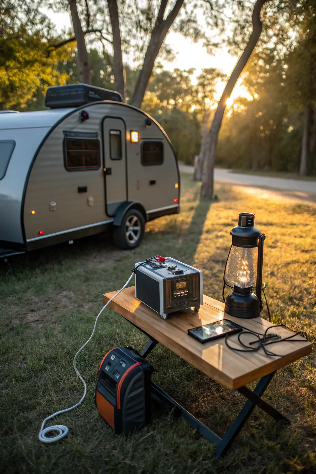Stay Powered Anywhere: Discover the Craftsmanship of Portable Energy Solutions for Your Teardrop Adventures.