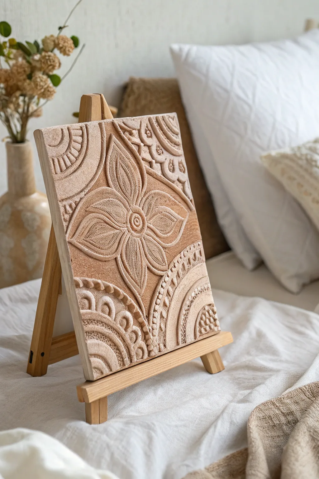 Discover the charm of handcrafted miniature clay panels, perfect for your personalized gallery wall.