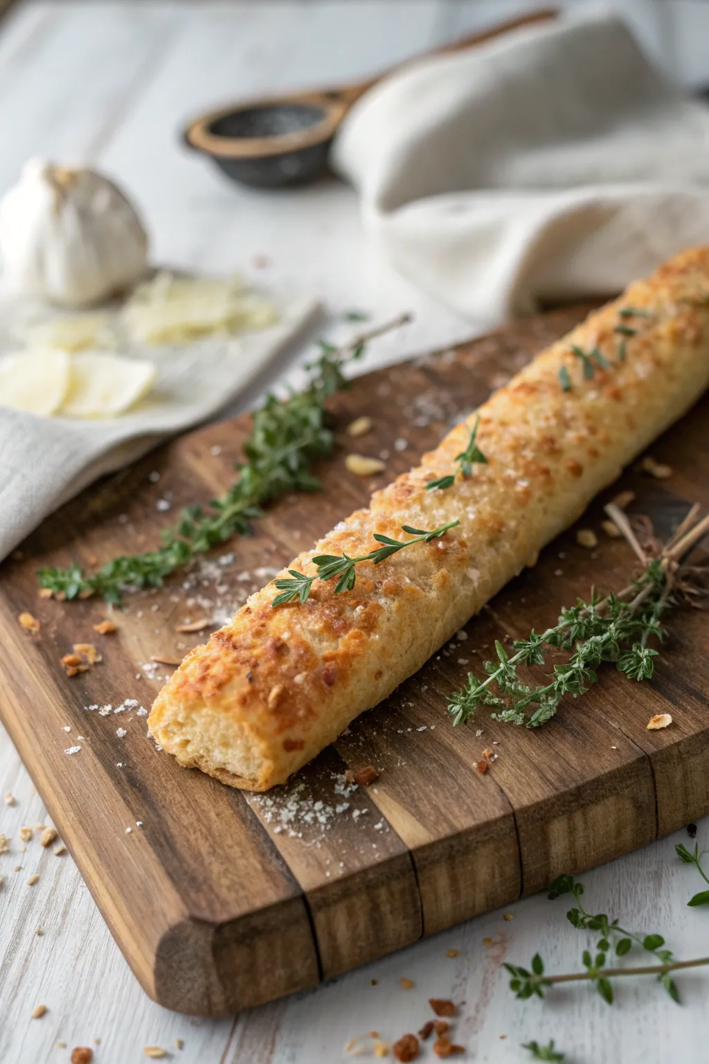 Savor the elegance of our Parmesan Thyme Breadsticks - the perfect crispy addition to your Thanksgiving table.