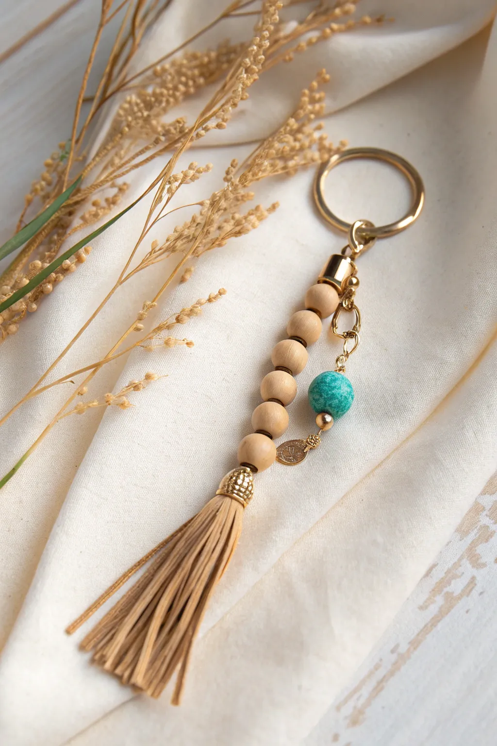 Elevate your keys with a touch of minimalist elegance and boho charm.