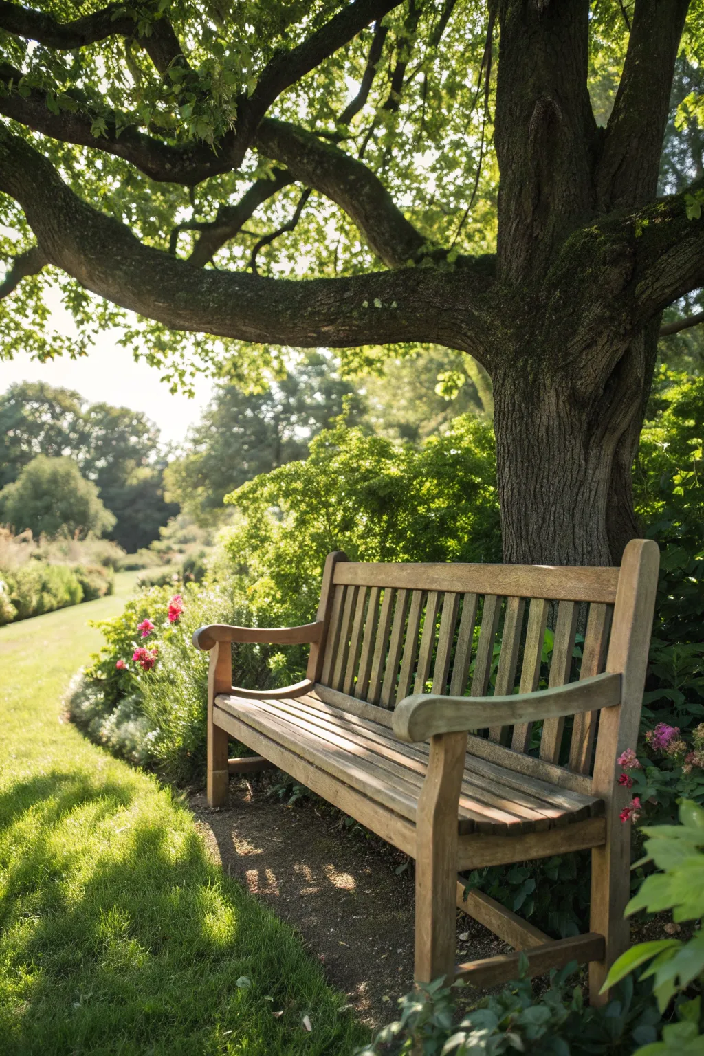 Transform your garden into a cozy retreat with a handcrafted wooden bench.