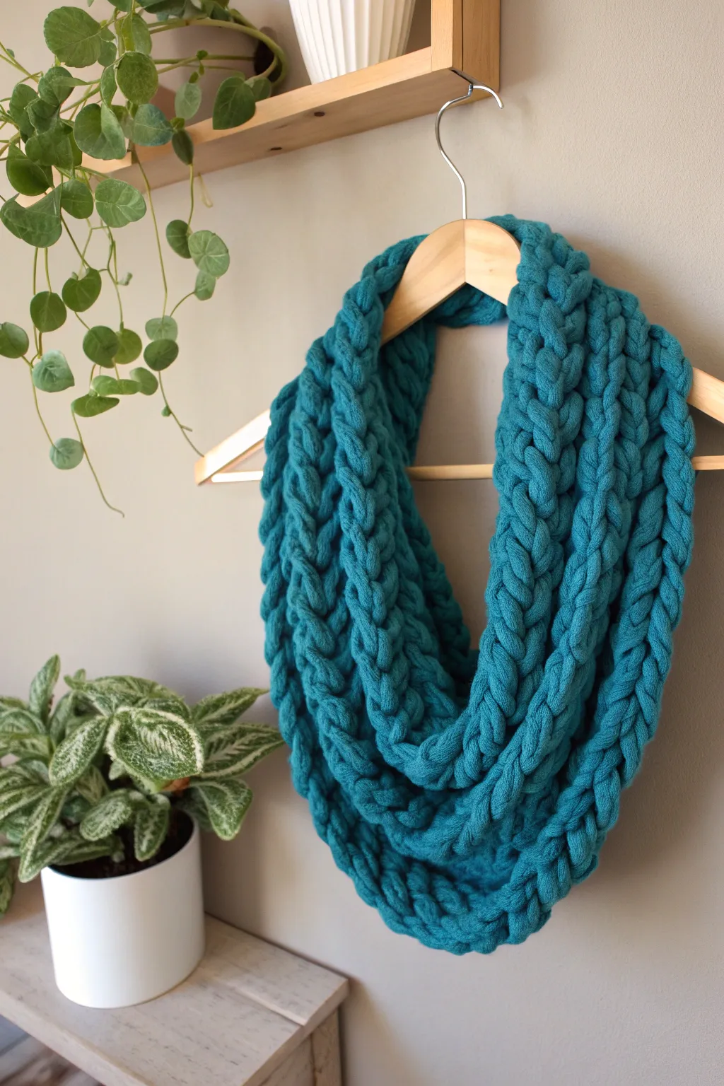 Elevate your style with a chunky yarn cowl—where warmth meets sophistication in bold, beautiful colors.