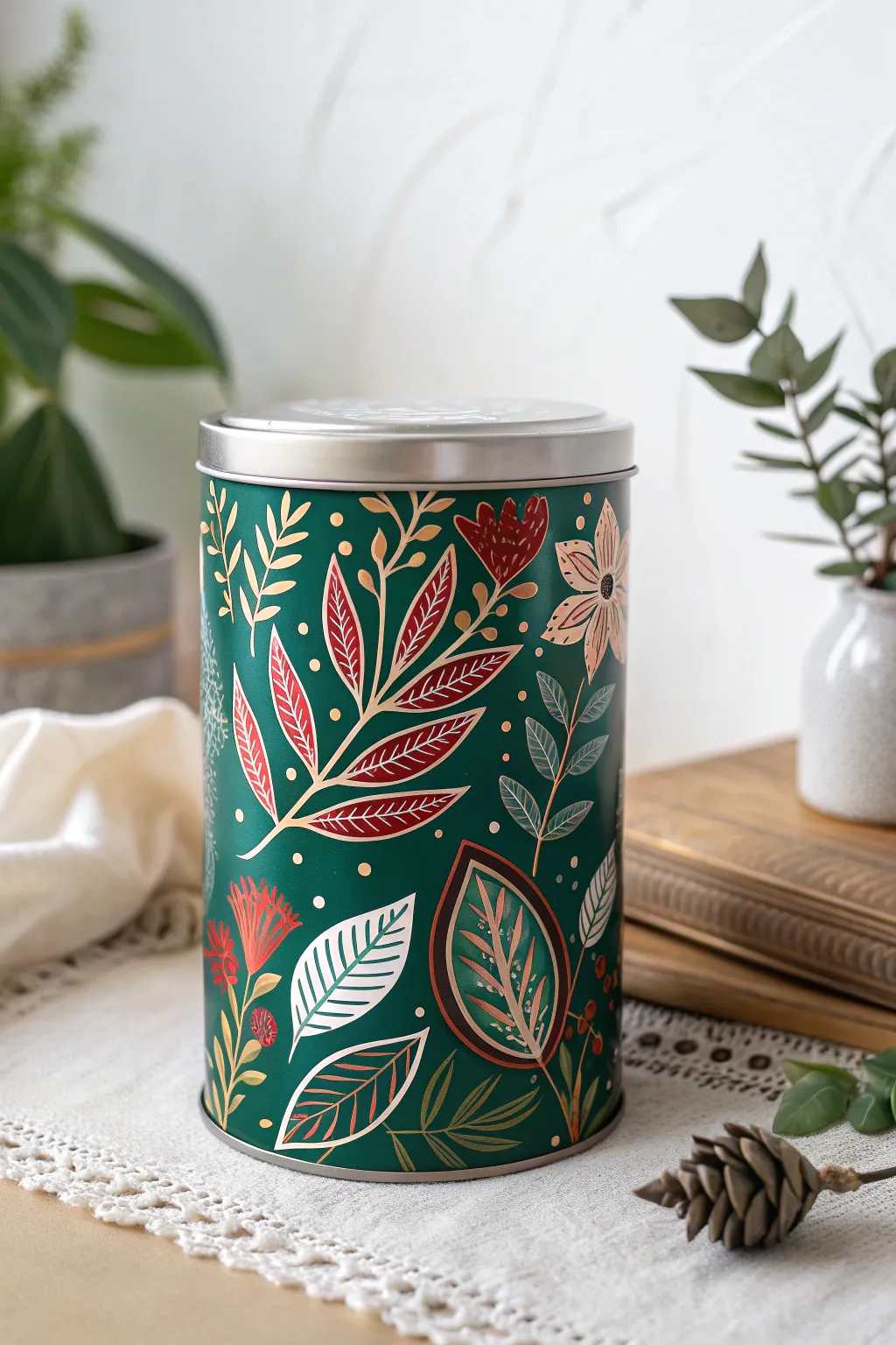 Transform your space with nature-inspired tin can art—where bold patterns meet minimalist elegance.