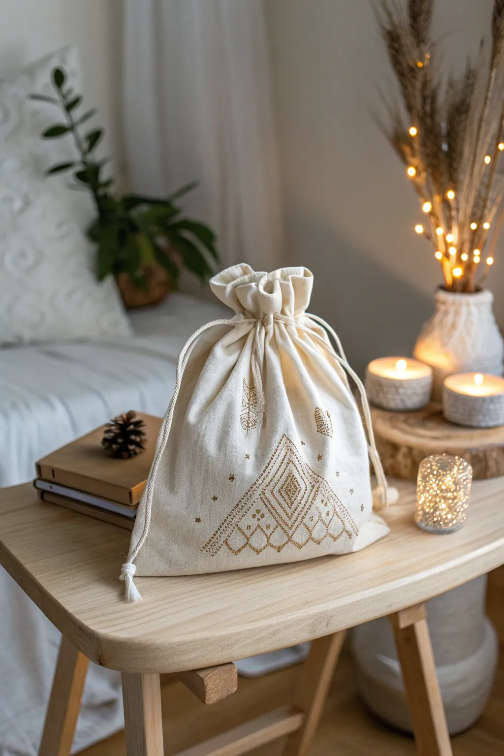 Embrace the magic with this enchanting glow-in-the-dark tooth fairy bag, perfect for little dreamers seeking a touch of nighttime wonder.