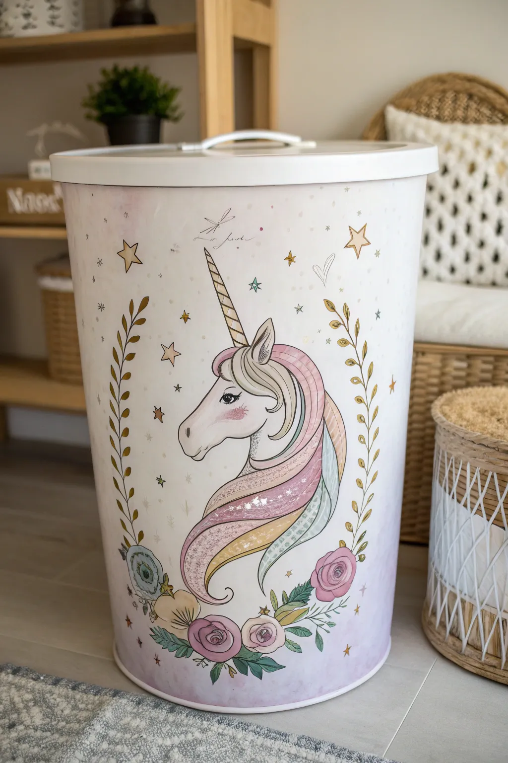 Transform ordinary into extraordinary with a touch of unicorn magic, perfect for adding whimsy to any room.