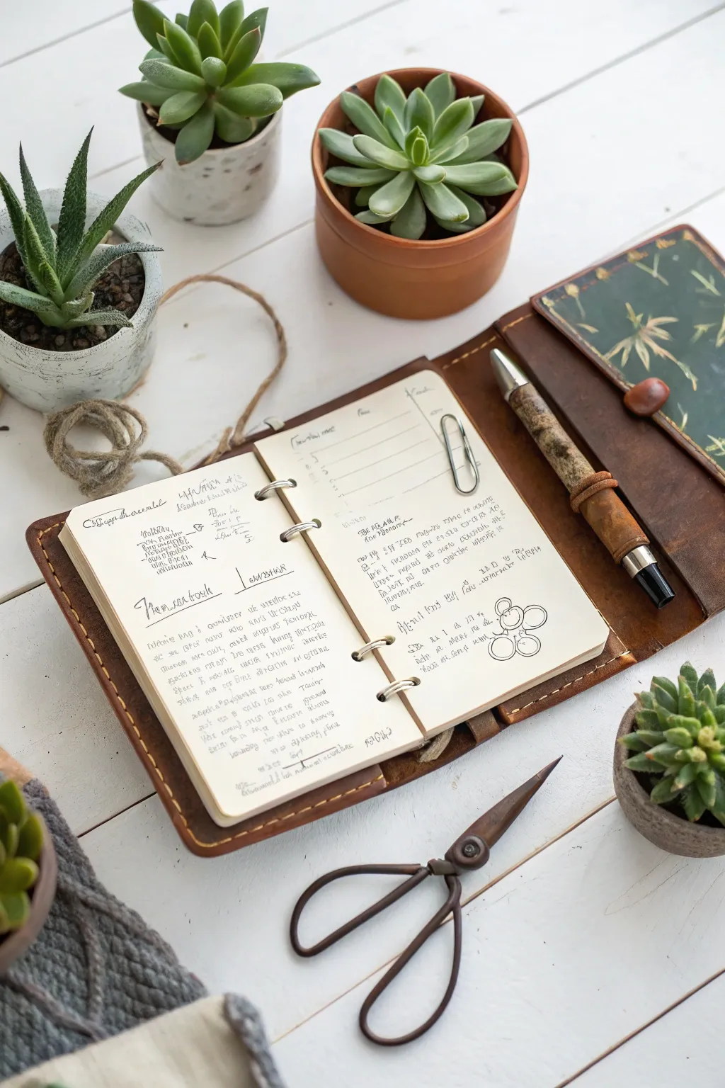 Capture your gardening journey with elegance and simplicity. 🌿📔 #GardeningJournal #ScandiBoho
