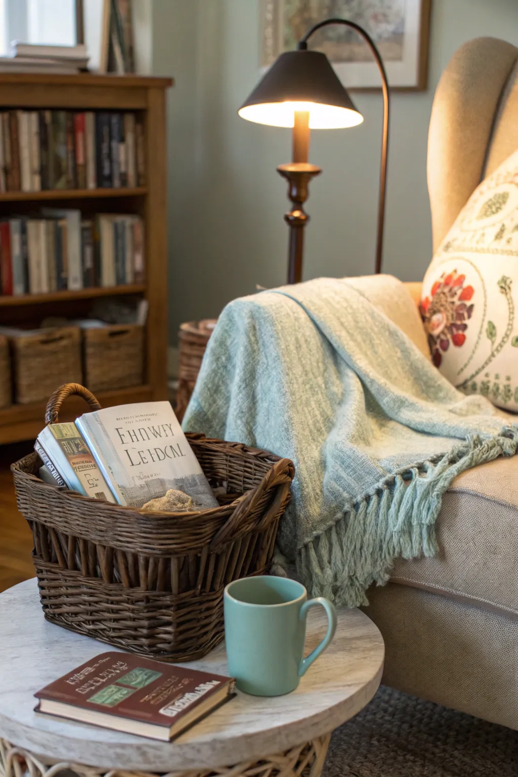 Escape into stories with this inviting bookworm's retreat.