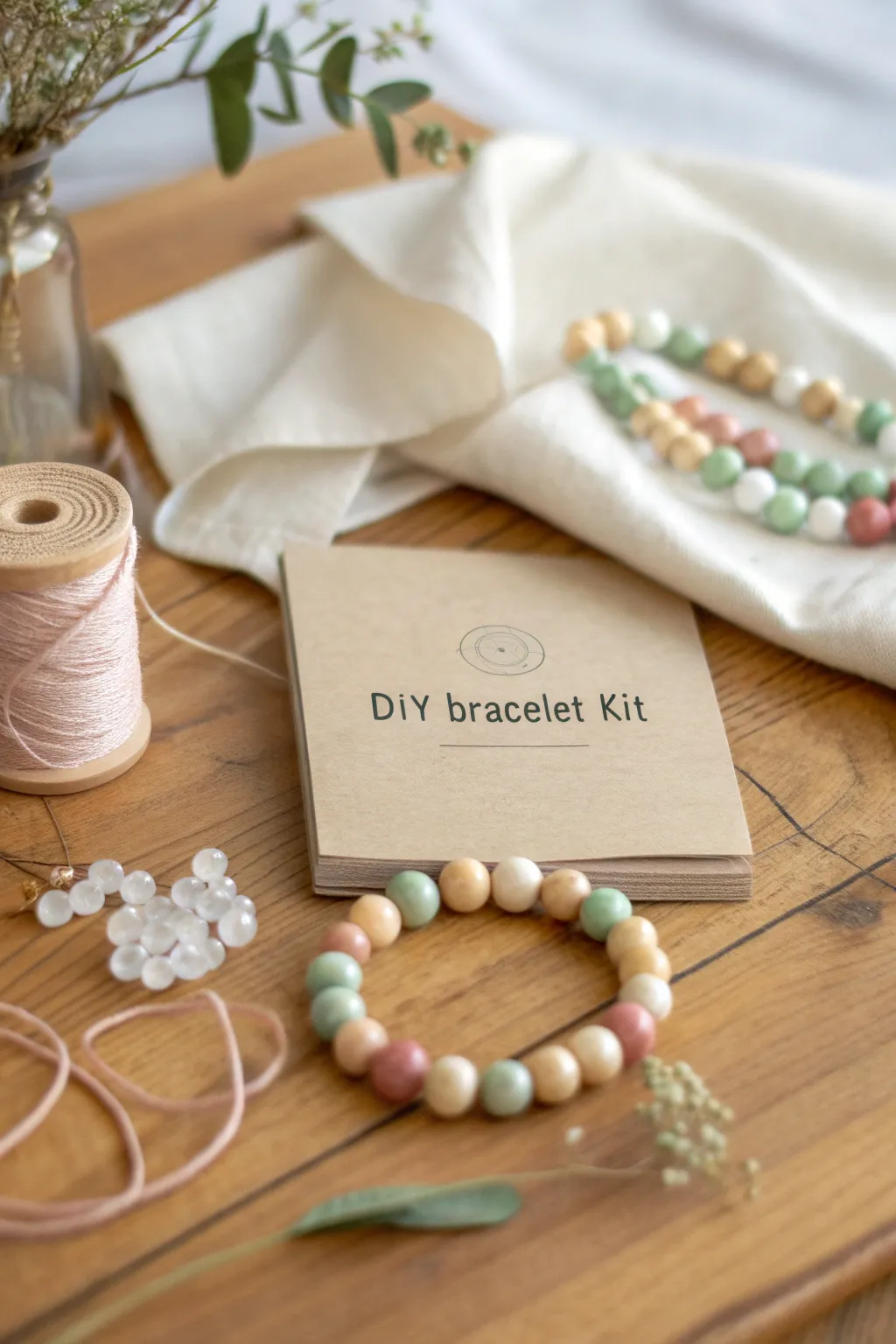 Create heartfelt memories this Valentine's Day with a DIY friendship bracelet kit that combines simplicity and elegance.