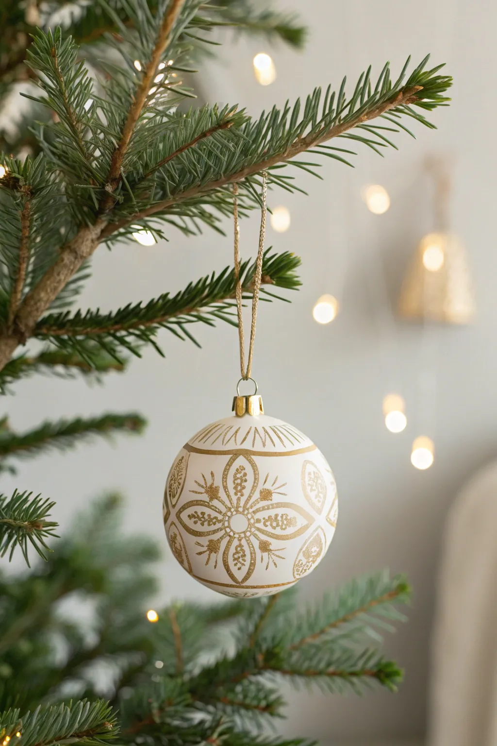 Crafted with love: A unique vinyl ornament that tells a holiday story.