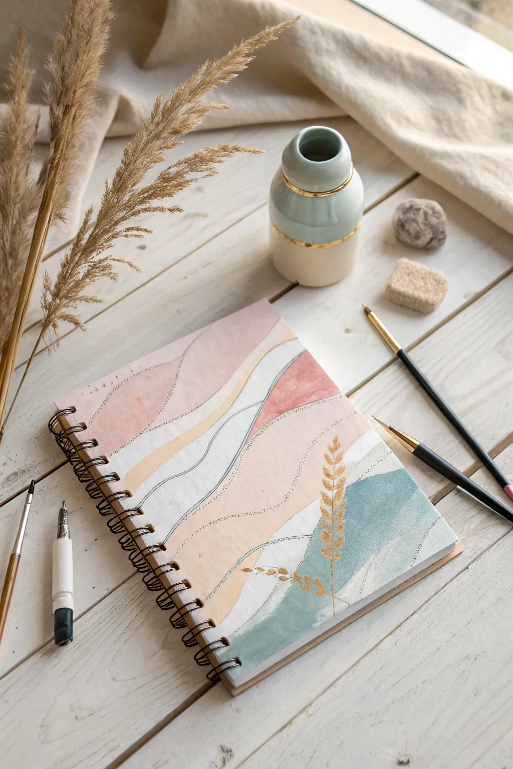 Elevate your journaling with personalized watercolor covers – where creativity meets simplicity.