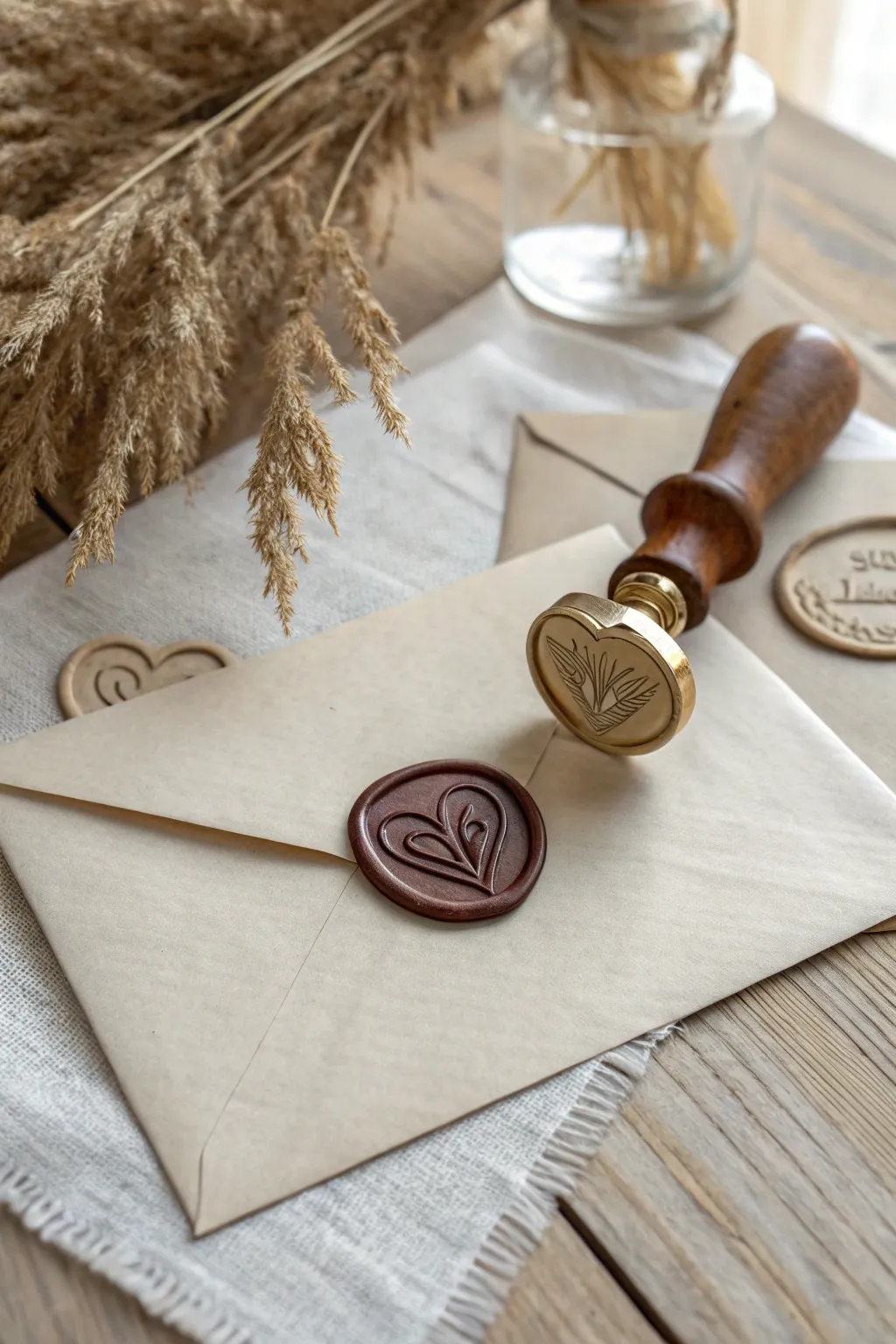 Add a personal touch to your gifts with a handcrafted wax stamp. Discover the art of simplicity and elegance.