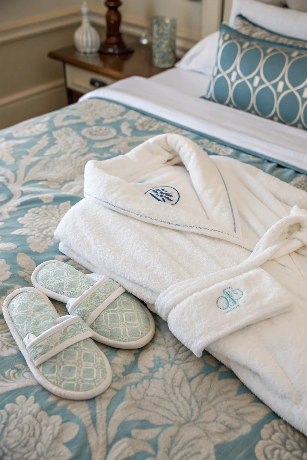 A touch of luxury for her comfort.