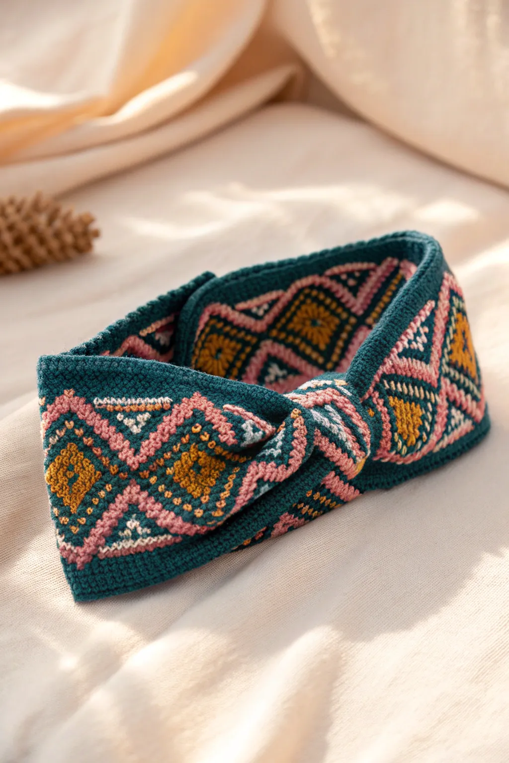 Chic warmth meets artisanal charm: Discover the beauty of handcrafted knitted headbands.