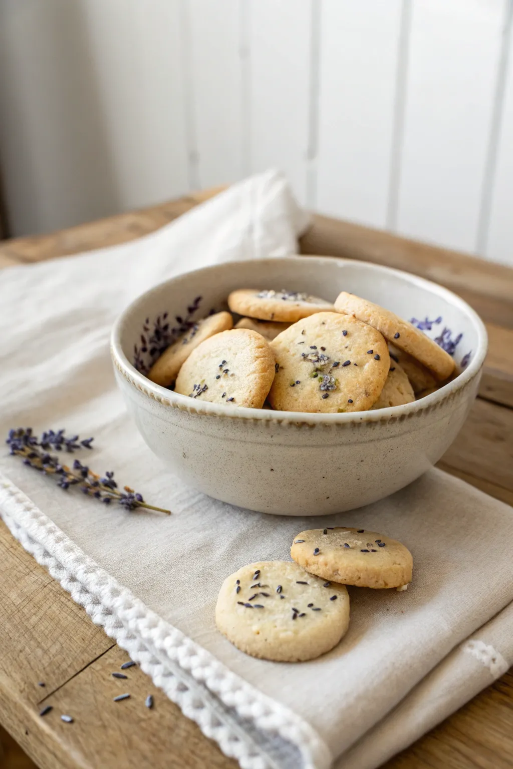Add a floral twist to your baking with delicate lavender cookies - simplicity and elegance in every bite.