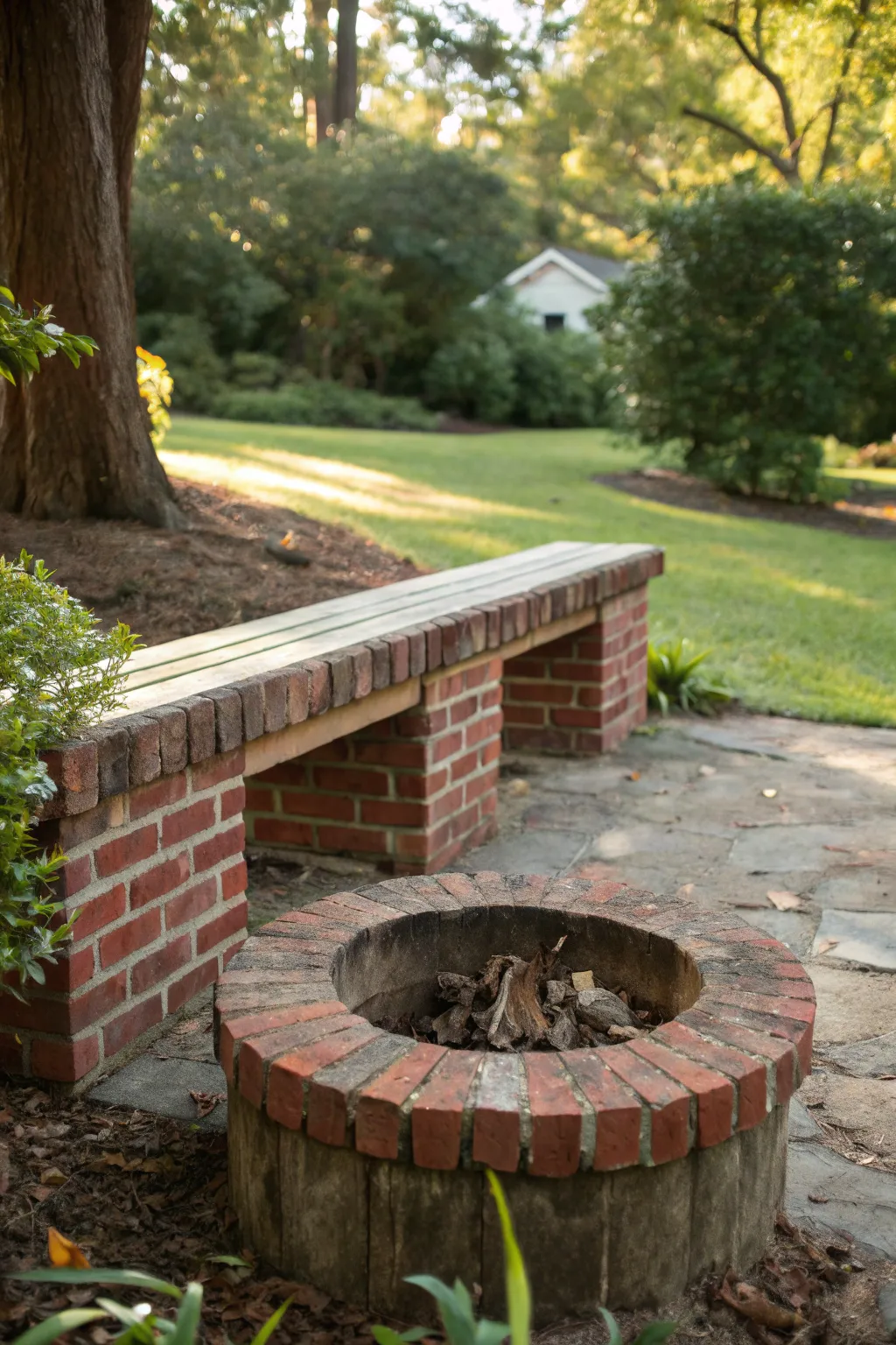 Transform your garden with a handcrafted brick bench, the perfect blend of functionality and timeless charm.