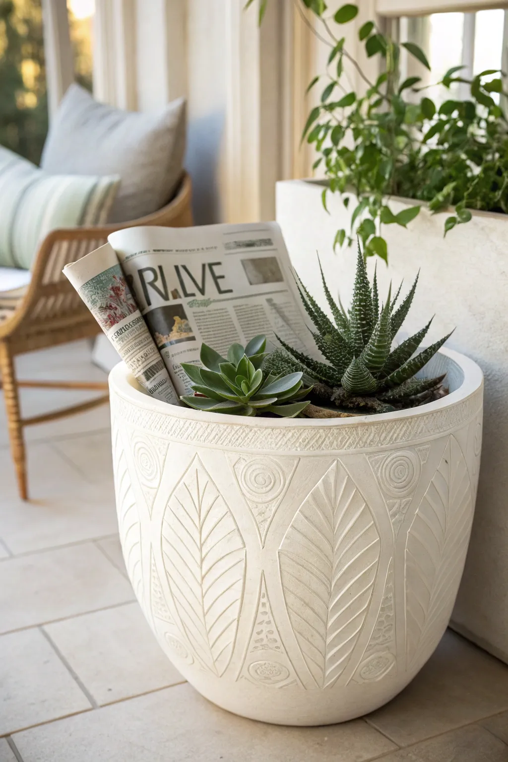 Elevate your planter game with a touch of creativity and sustainability—discover the beauty of using newspaper as a filler!