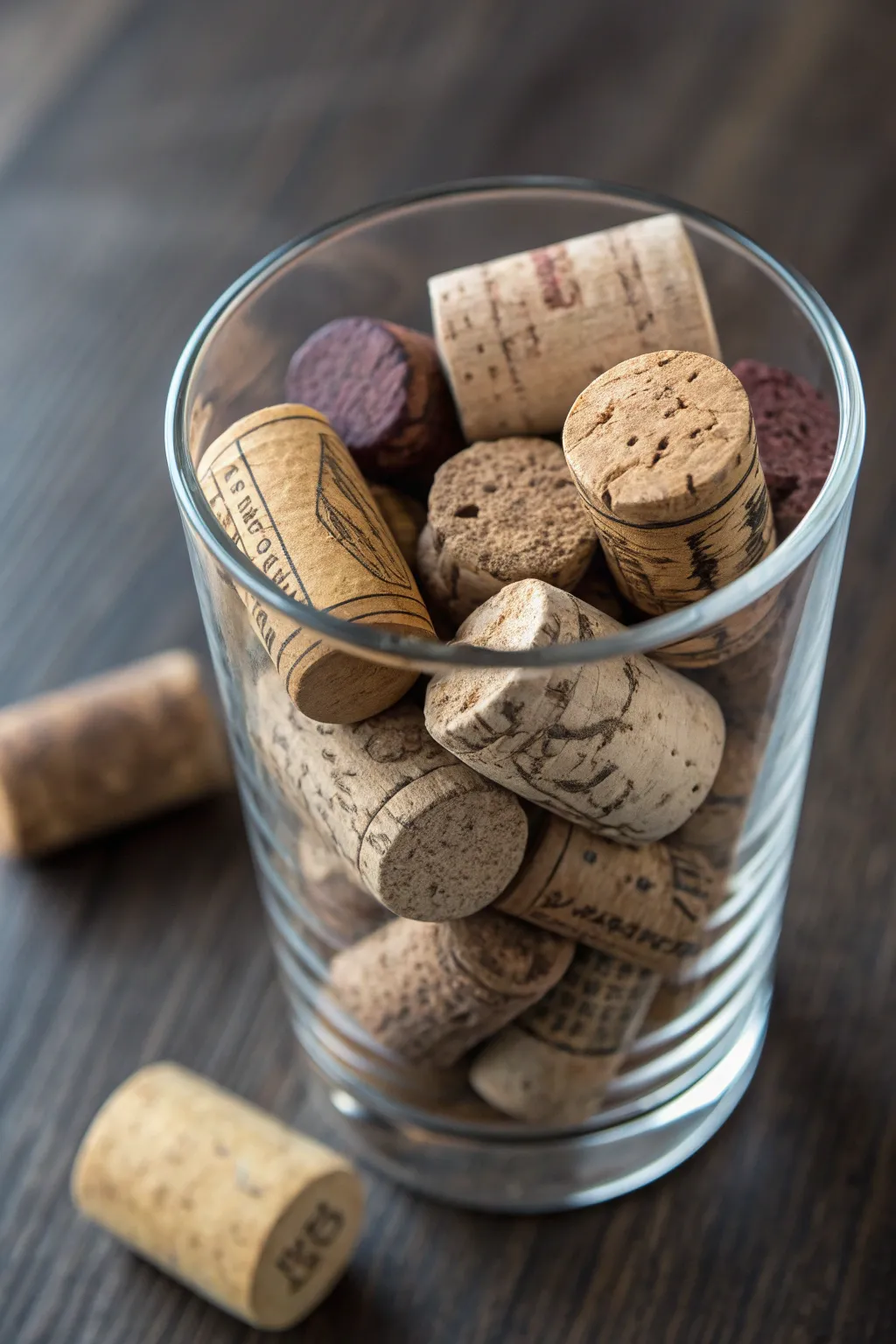 Elevate your decor with natural elegance: whiskey cork vase fillers, a nod to craftsmanship.