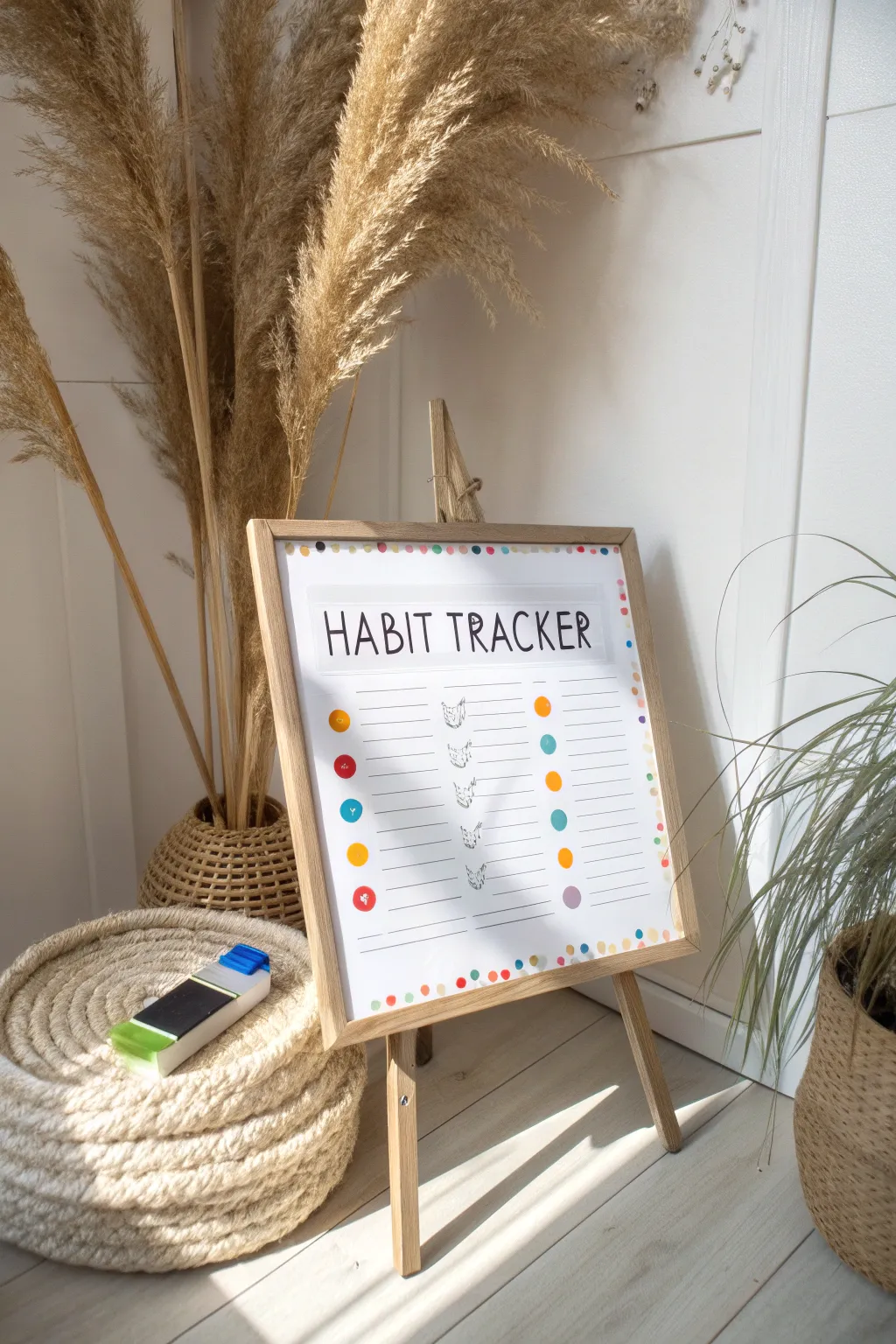 Track your journey with elegance and simplicity. Embrace the art of habit-building with a touch of Boho charm.