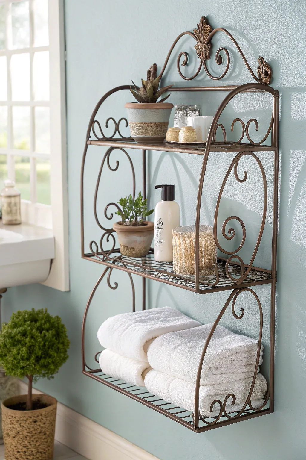 Elevate your bathroom with handcrafted elegance and spa-like serenity.