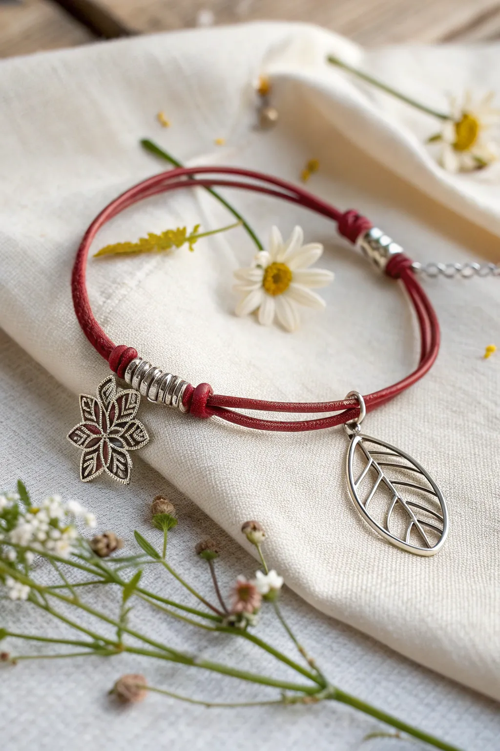 Embrace nature's elegance with this handcrafted wire bracelet inspired by organic beauty. 🌿 #NatureInspired #MinimalistBeauty #ScandinavianStyle