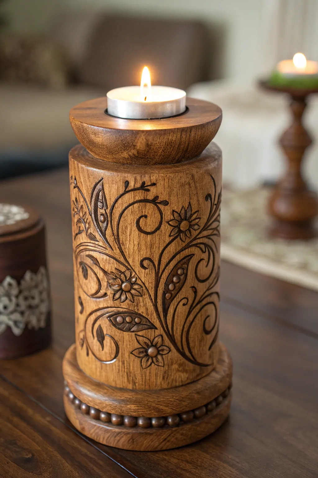 Illuminate your space with the art of wood burning—where craftsmanship meets cozy elegance.