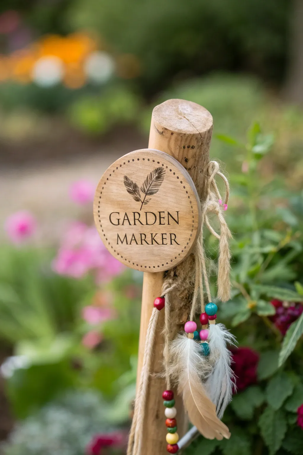 Add a whimsical touch to your garden with these charming handcrafted stick markers!