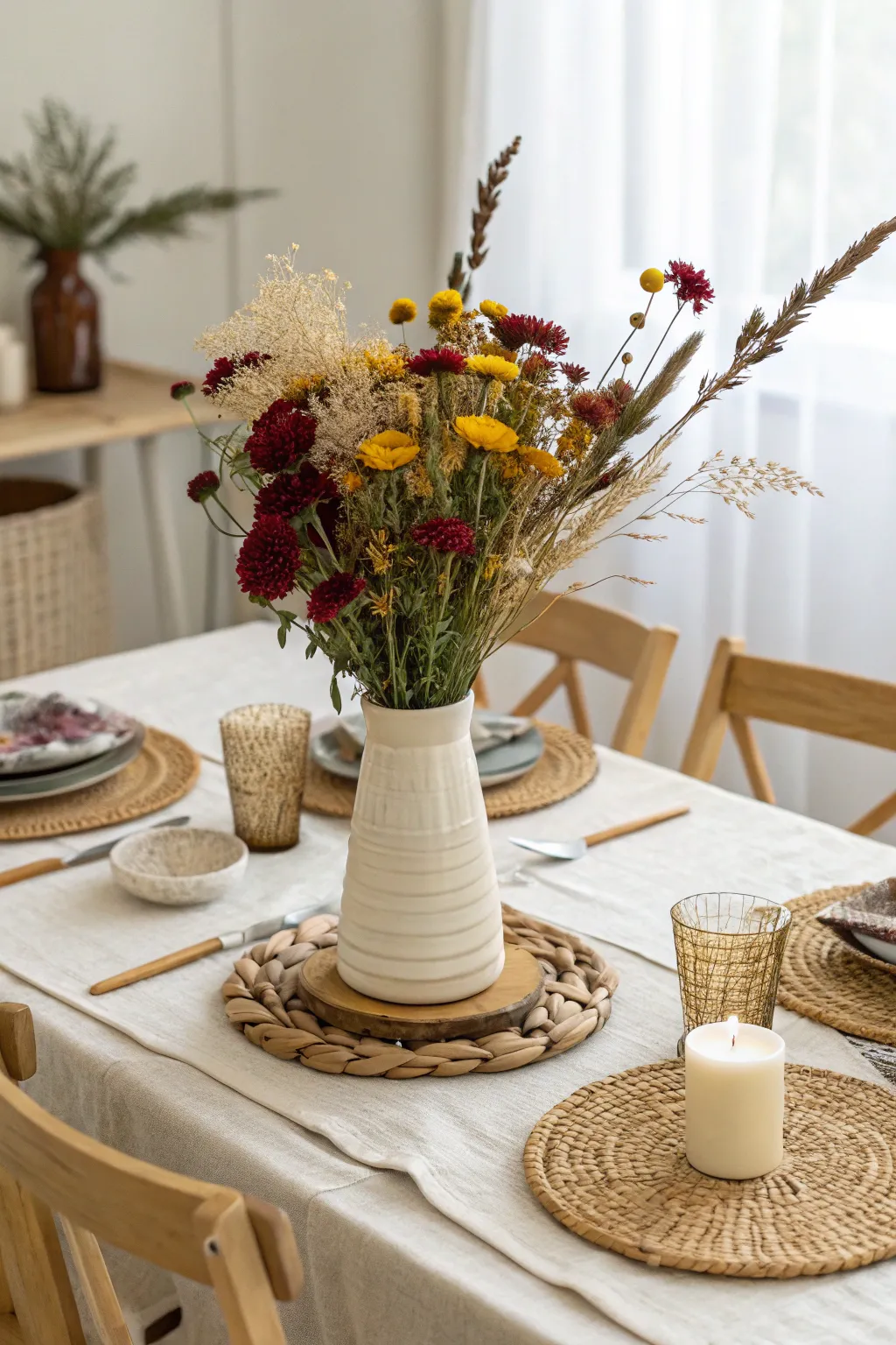 Elevate your dining space with a monthly-themed tablescape that captures the essence of each season.