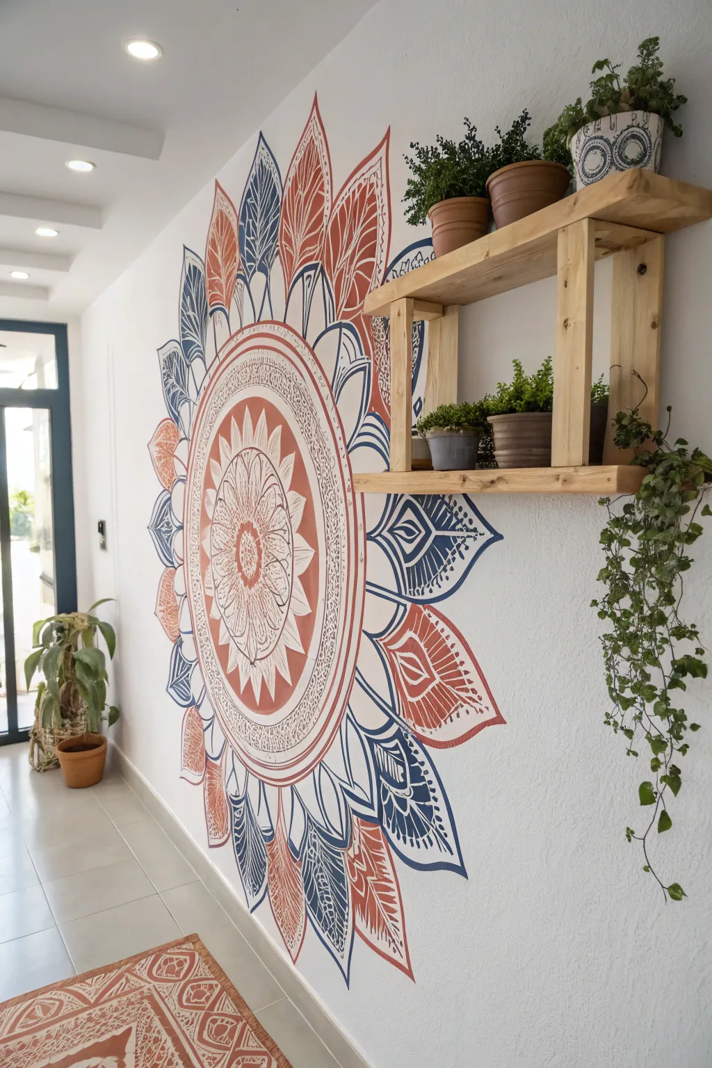 Transform your space with an interactive zentangle wall; a canvas for creativity and collaboration.