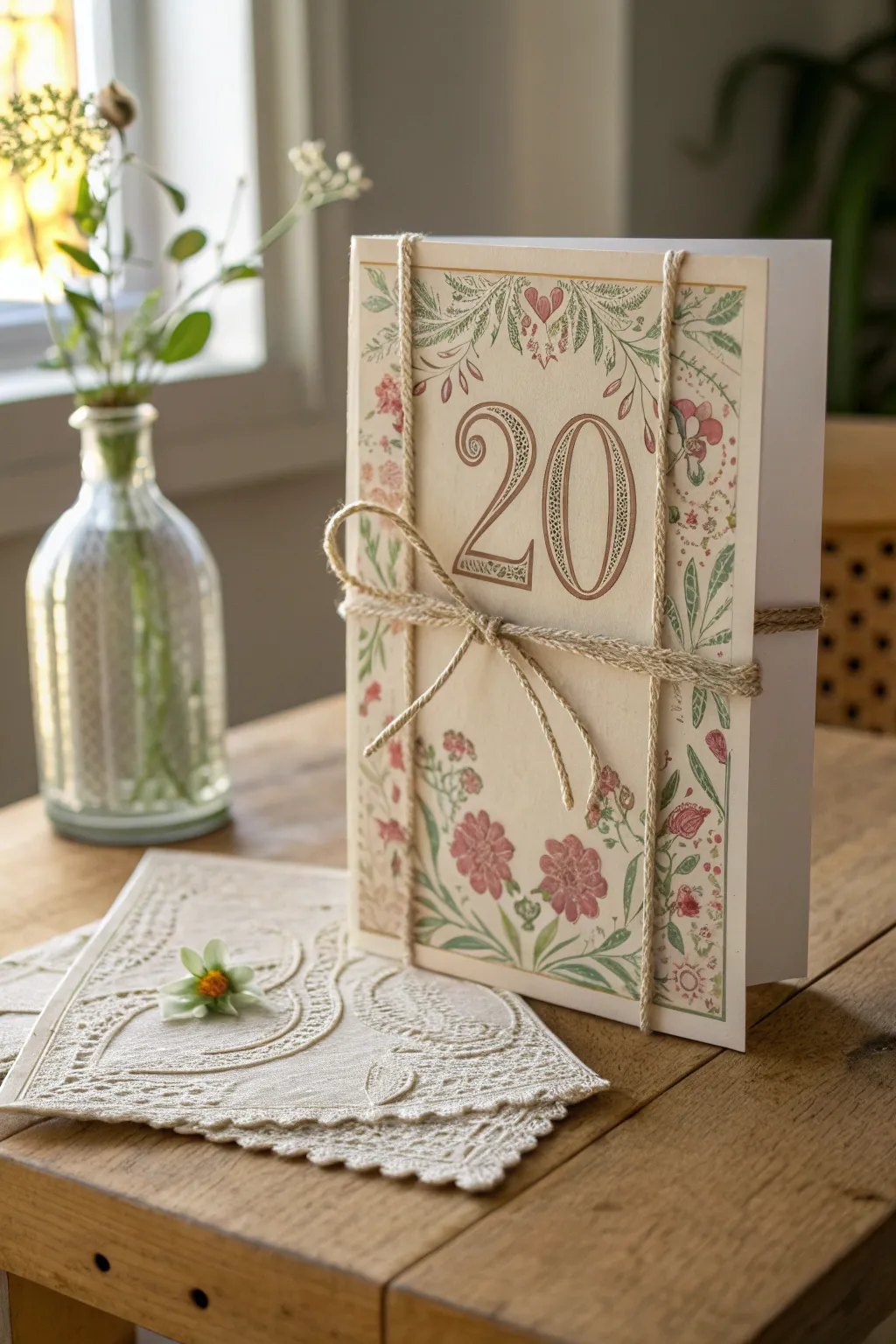 Celebrate the transition from teen to twenty with a touch of vintage elegance. #VintageVibes #20thBirthday