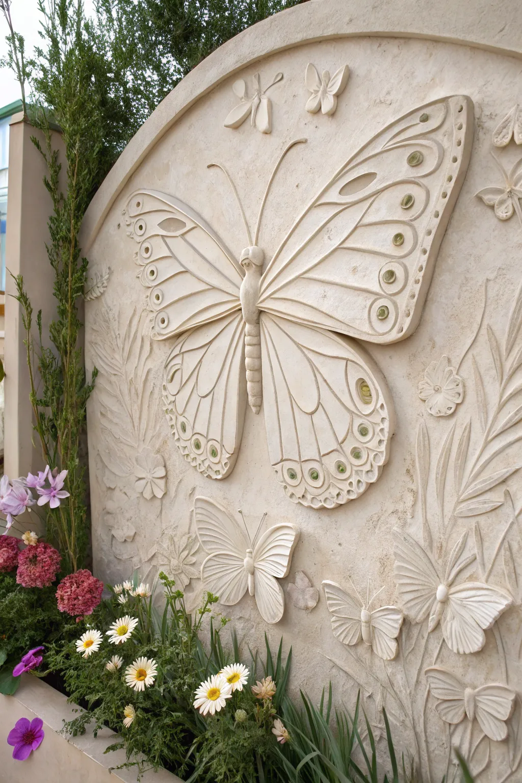Transform your space into a magical retreat with this enchanting butterfly mural.