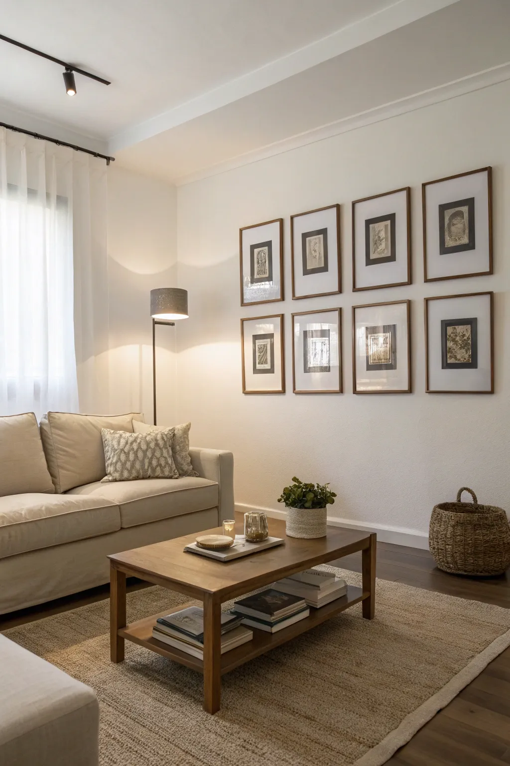Embrace simplicity with a minimalist frame layout.