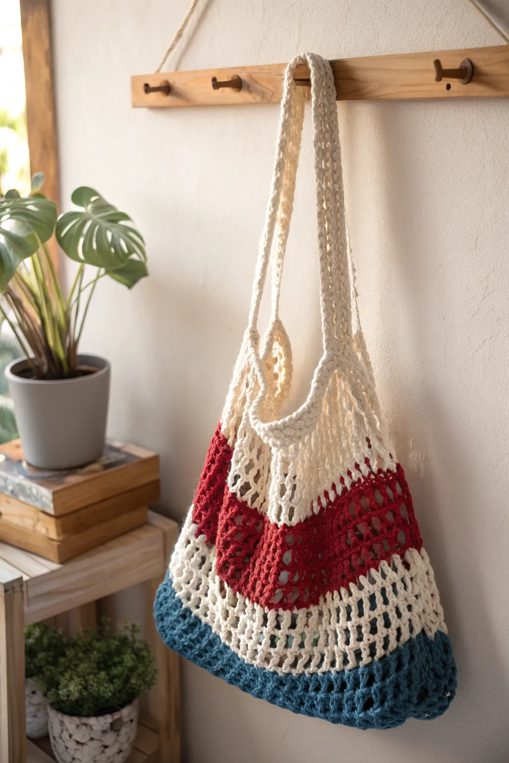 Embrace the spirit of independence with a chic, handcrafted market bag perfect for those spontaneous beach trips.