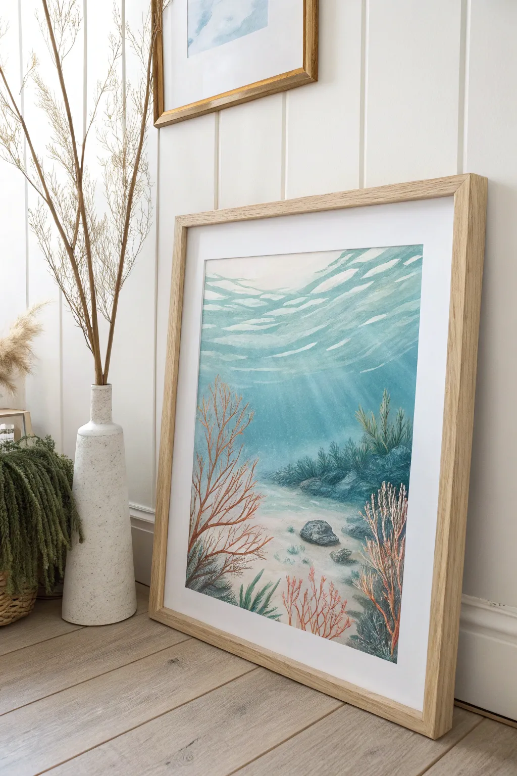 Immerse yourself in 'Underwater Dreams'—a serene escape into oceanic elegance.