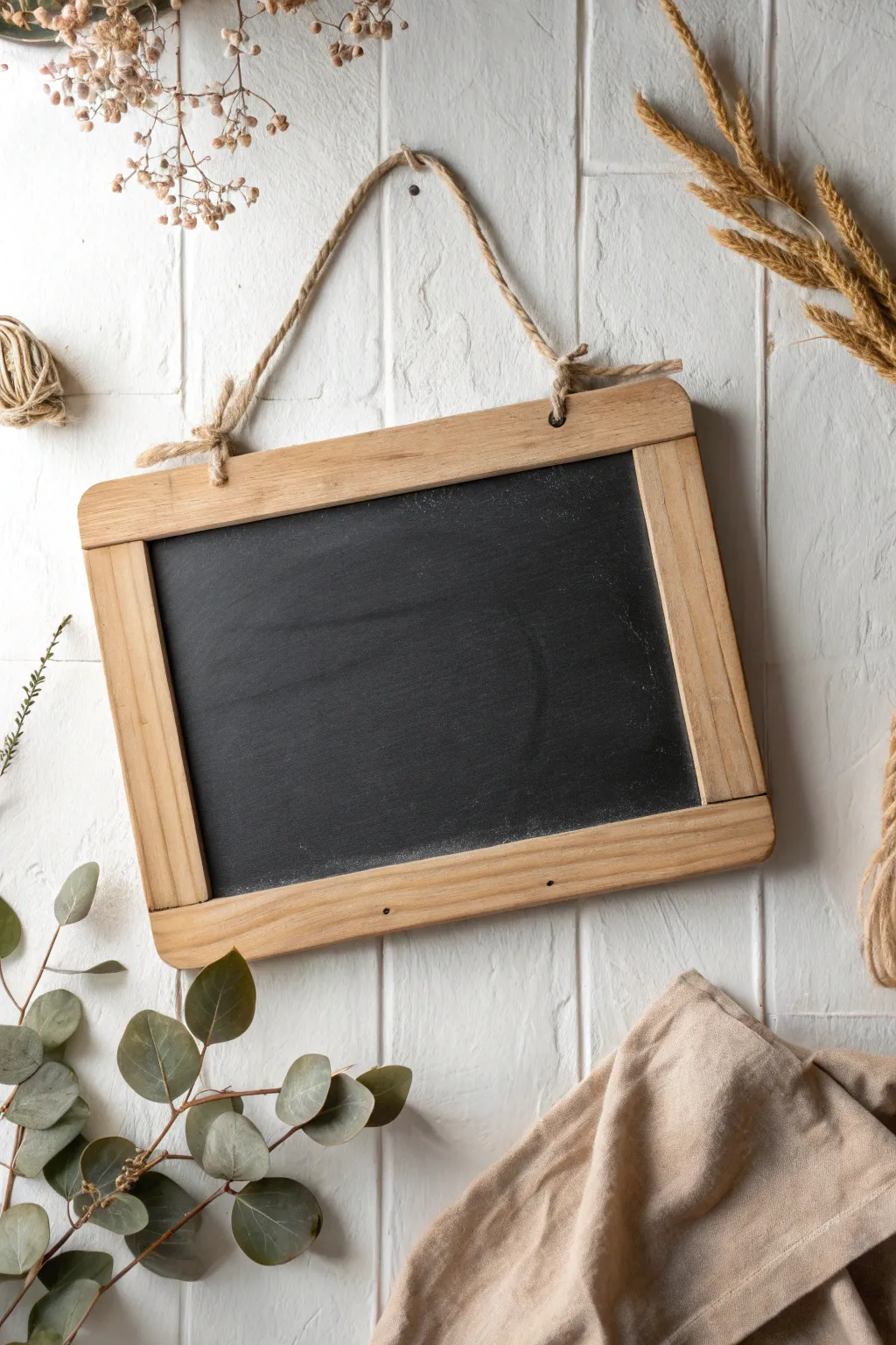 Gather your Thanksgiving wishes on this charming handcrafted chalkboard — where simplicity meets natural beauty.