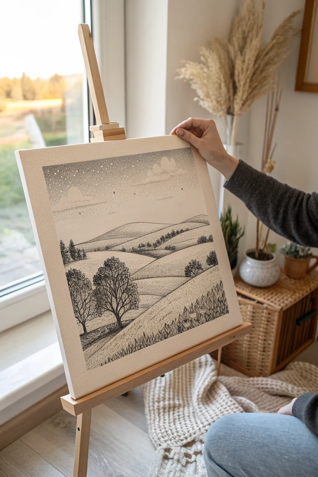 Dive into the meditative art of stippling, where tiny dots create endless landscapes.