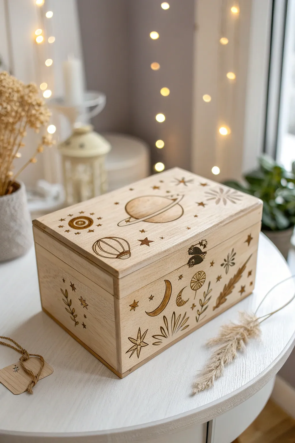 Discover the cosmos with our enchanting space trivia box, where elegance meets the final frontier.