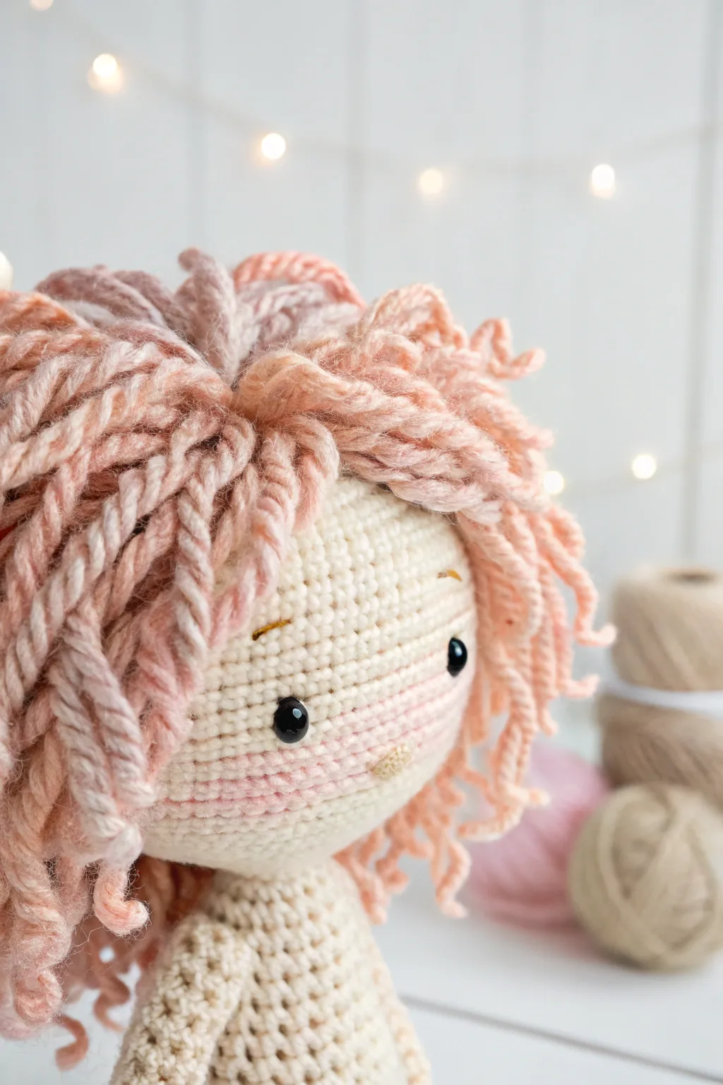 Elevate your amigurumi with enchanting textured hairstyles. Discover the beauty in simplicity and craftsmanship.