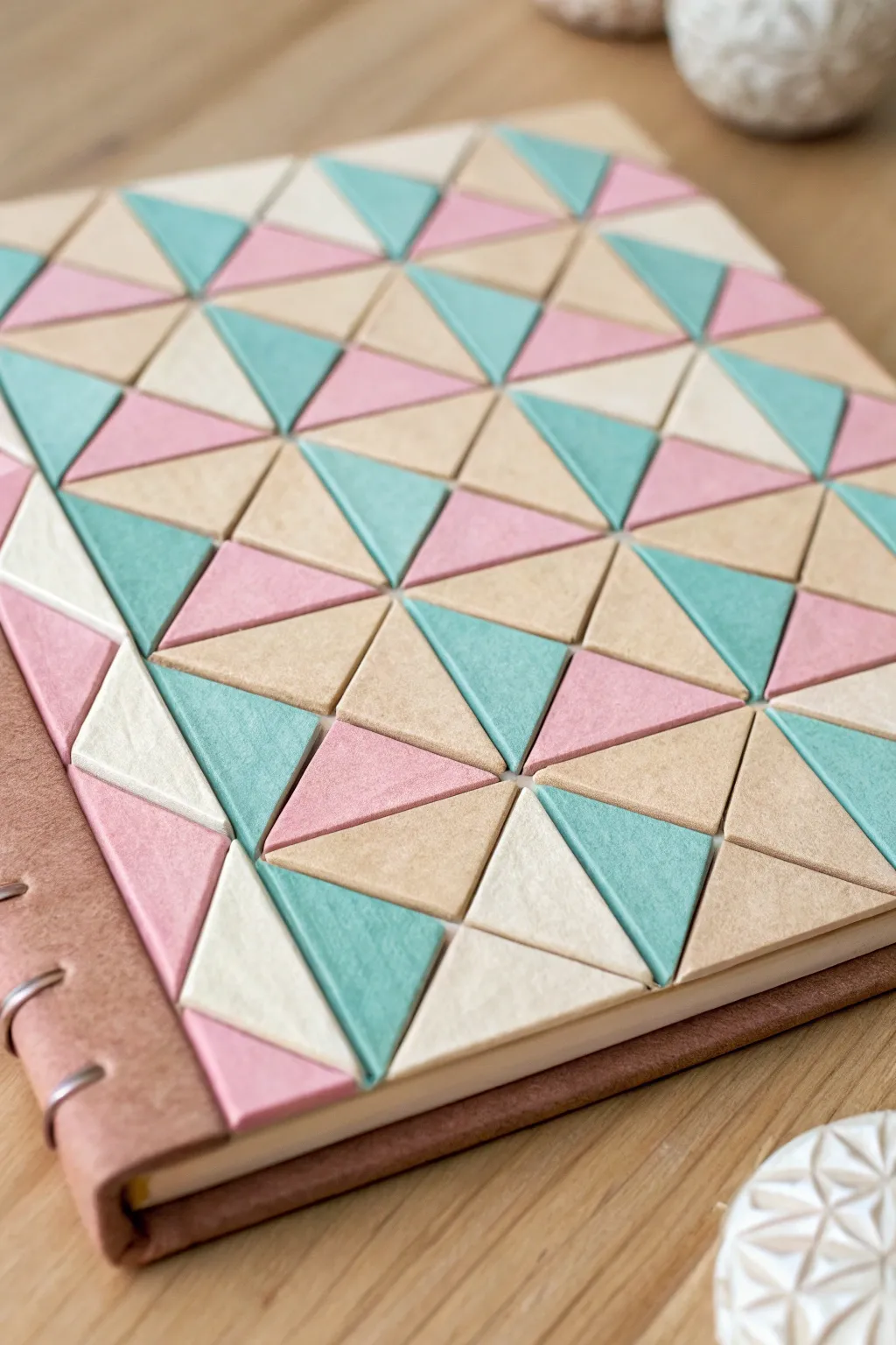 Discover the elegance of geometric patterns for your art journal cover—where simplicity meets artistry.